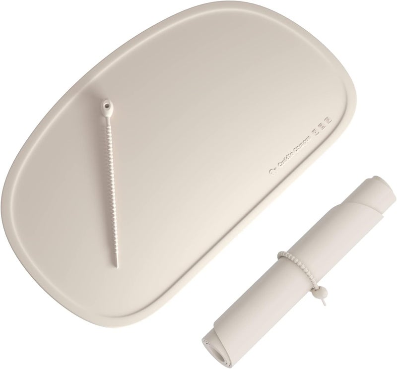 Cuddle Campus Silicone Placemat with Raised Edges for Kids,Toddlers,Babies, Non-Slip Table Setting Placemat for Dining,Come with String for Storage - Image 1