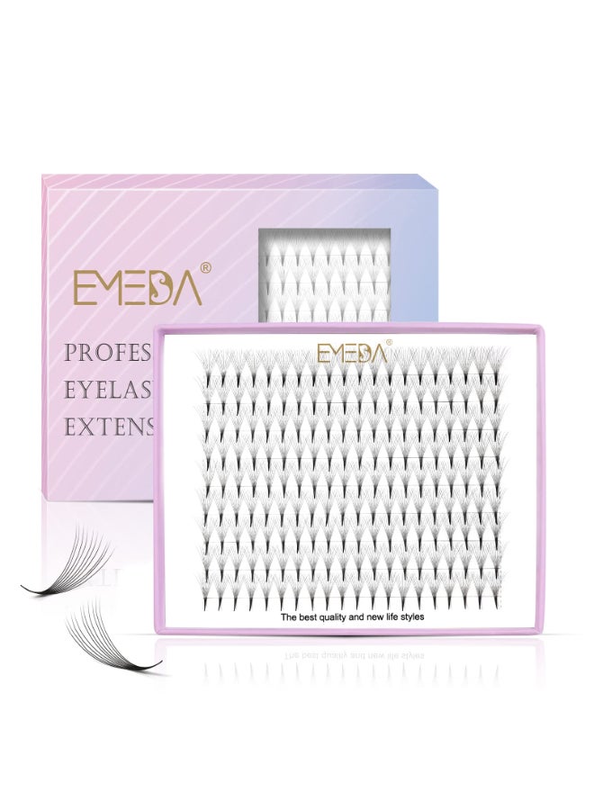 EMEDA 180 Fans Premade Fans Eyelash Extensions Thin Base 10D Stable D Curl Pointy Base Premade Lash Extensions Fans Pre Fanned Volume Lash Extensions 10D 007 D 814mm - Image 3