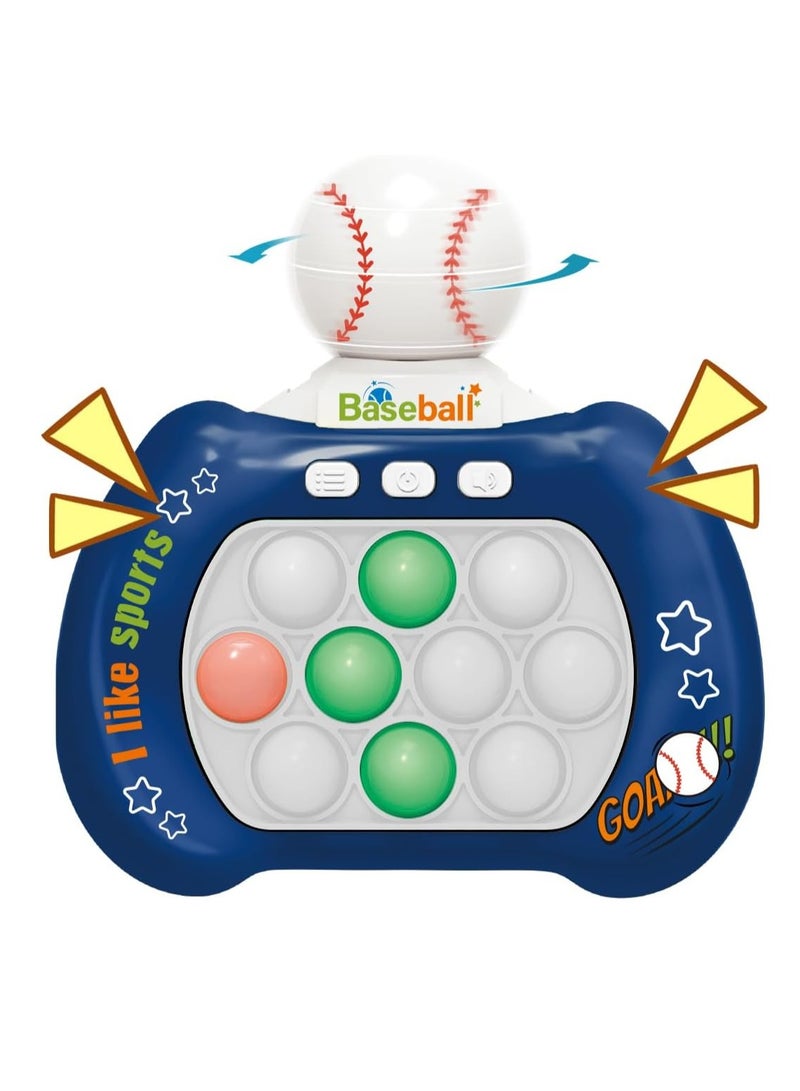 general 2024 New Quick Push Pop It Game,Upgraded 20 Game Modes, Pop it Game Light Up Fidget Toys Pro for Kids Adults, Fast Push Game, Quick Push Pop Game with 360° Rotate Baseball, Birthday Gift - Image 1