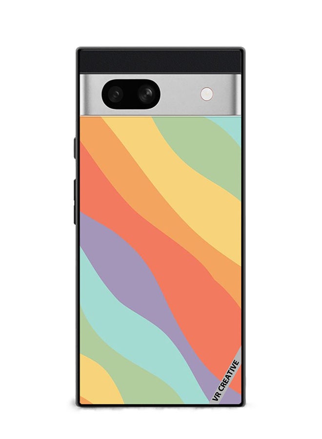 VR CREATIVE Protective Case Cover For Google Pixel 7a Layer Design Multicolour - Image 1
