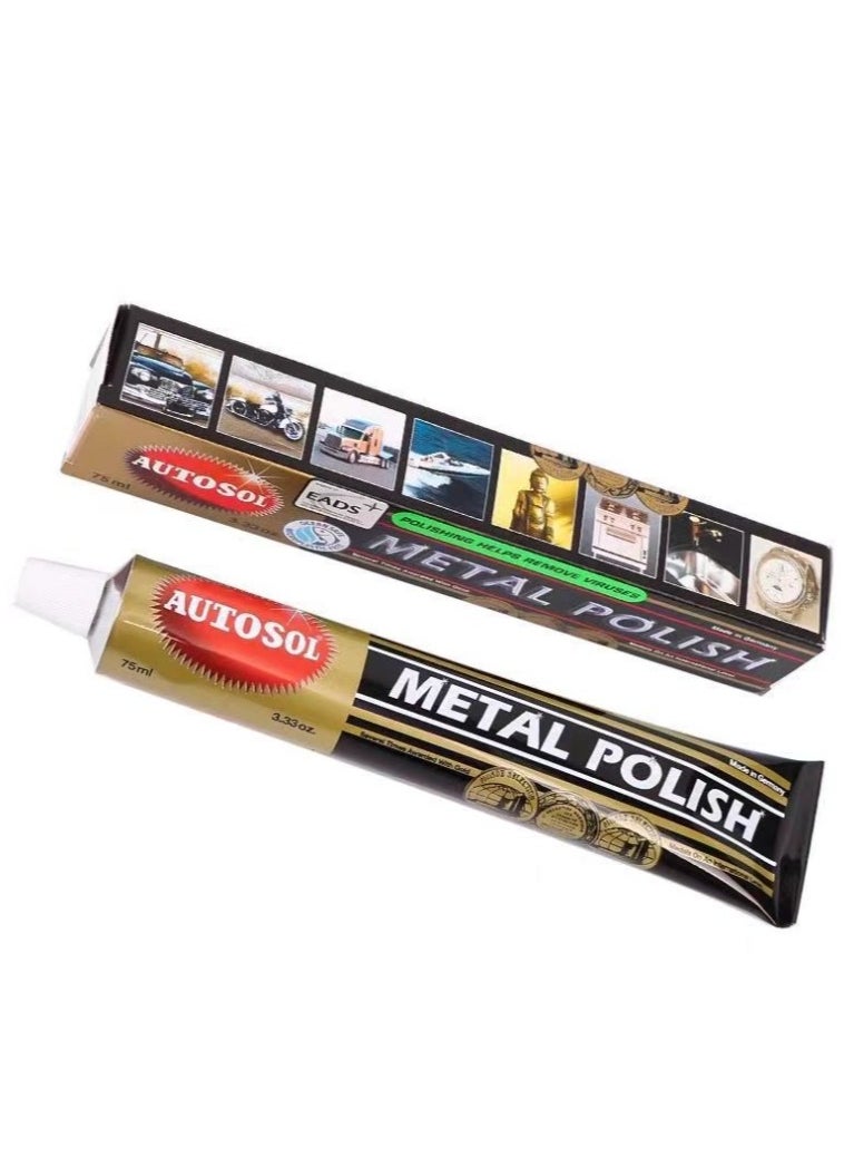 Autosol - German Technology Autosol Metal Polish for Chrome Copper Brass 100g - Image 1