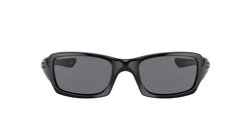 OAKLEY نظارات شمسية مستطيلة للرجال من أوكلي OO9238 فايفز سكويرد، أسود لامع/رمادي، 54 مم - Image 2