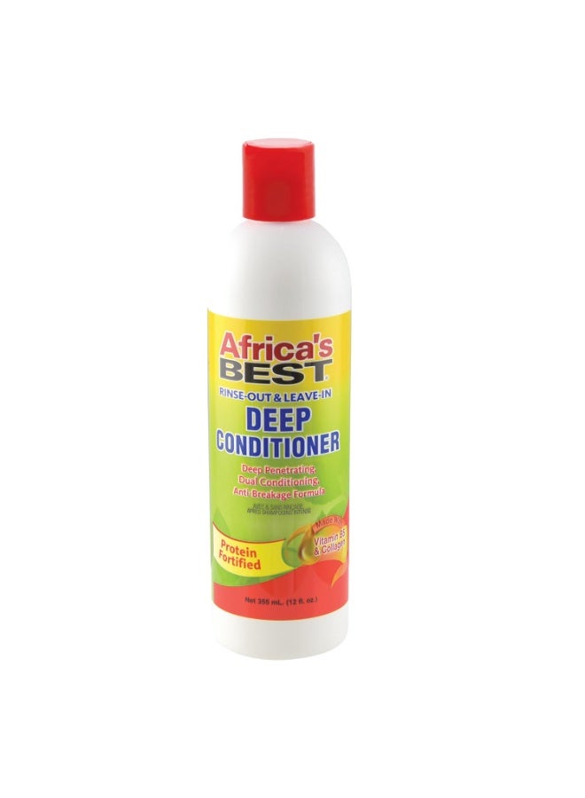 Africa's BEST Africa's Best Rinse Out and Leave in Deep Conditioner, 12 Ounce (CH110612) - Image 1