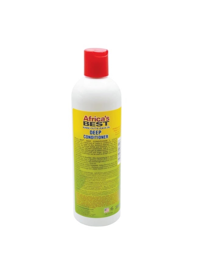 Africa's BEST Africa's Best Rinse Out and Leave in Deep Conditioner, 12 Ounce (CH110612) - Image 3