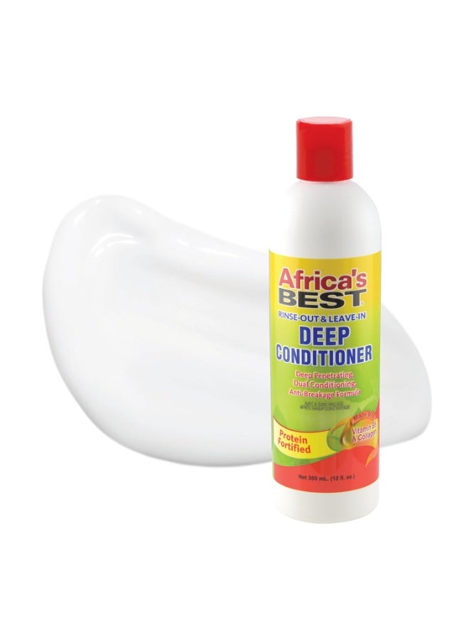 Africa's BEST Africa's Best Rinse Out and Leave in Deep Conditioner, 12 Ounce (CH110612) - Image 2