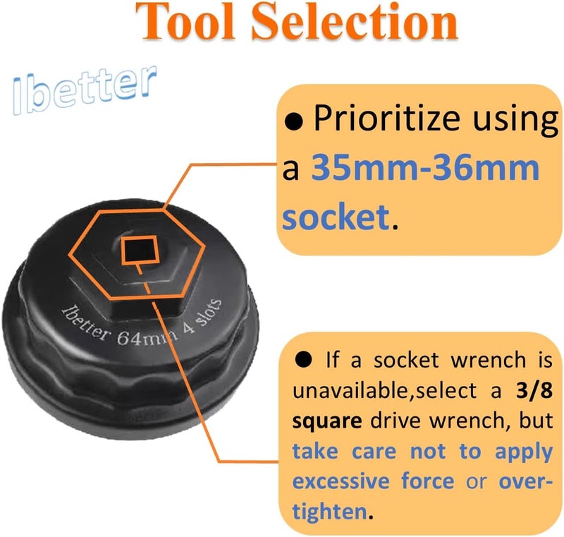 Ibetter Heavy Duty Oil Filter Wrench for Toyota and Lexus - Image 5