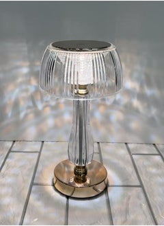 Transparent striped-gold