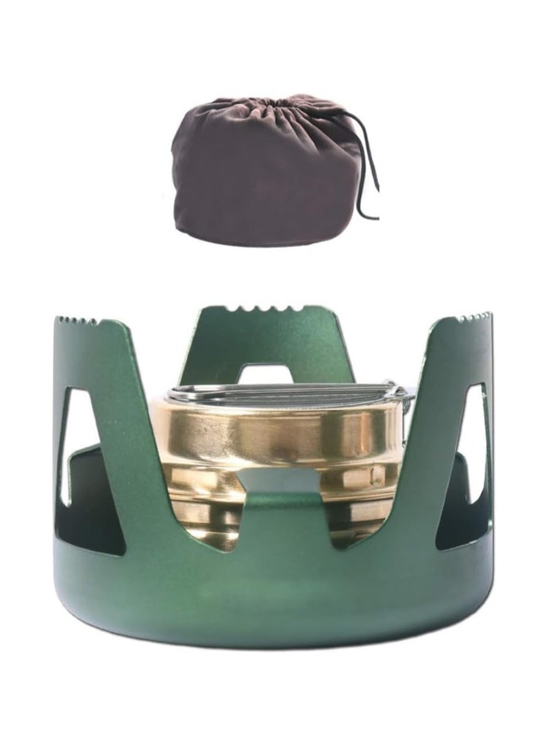 general Alcohol Stove Portable Camping Lightweight Brass Spirits Cooker for Outdoor Picnic, Outdoor Alcohol Stove - Image 1