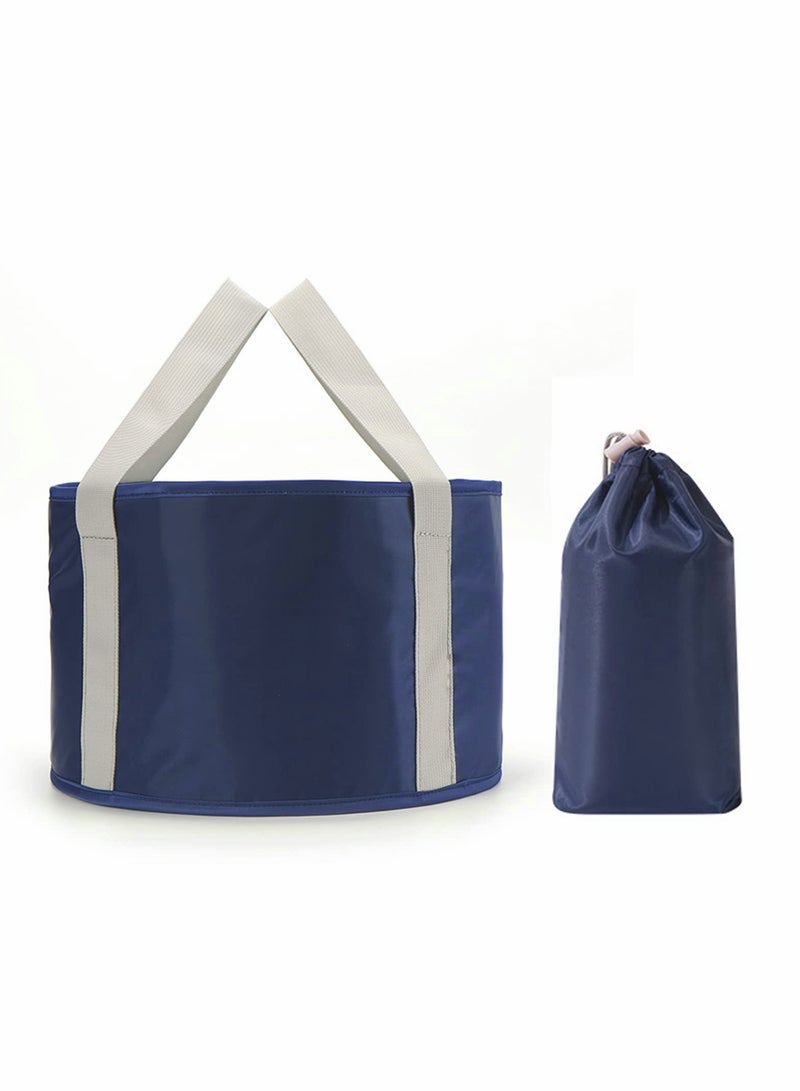 SOLARAE Collapsible Foot Bath Basin, Portable Travel Foot Soak Tub for Soaking Feet, Large Multifunctional Collapsible Home Pedicure Foot Spa Bucket for Travel, Camping, Washing - Image 1