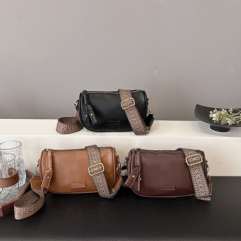 Vintage Square Shoulder Bag for Women - Image 2