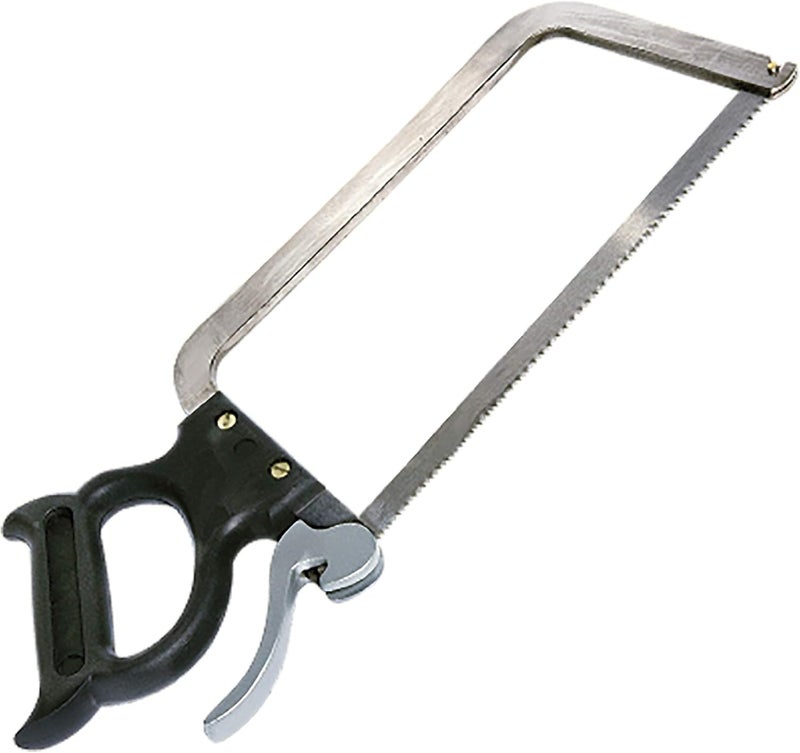 Weston Butcher Meat and Bone Saw with 16 Inch Stainless Steel Serrated Blade with Quick Release Handle (47-1601) - Image 1