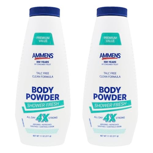 Ammens Powder Shower Fresh 11 oz Pack of 2