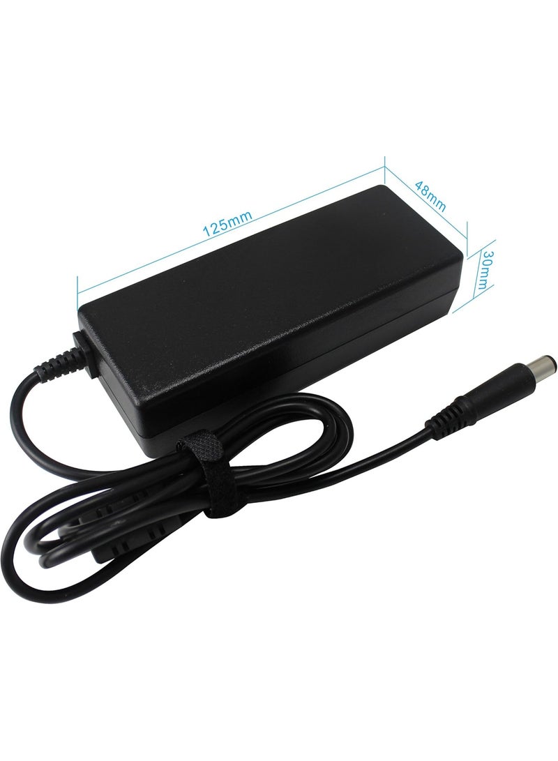 65W Power Adapter Charger For HP EliteBook 820 840 850 G1 G2 8440p 8460p, Probook 430 440 450 455 G1 G2 4430s 4530s 6470b 6570b, Pavilion DV7 DV6 DV5 DV4 DM4 G7 G6, Compaq Cq57 Cq58 Cq617.4 x 5.0MM - Image 2