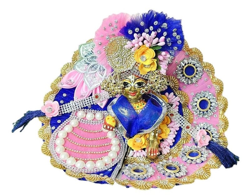 Partish Laddu Gopal Heavy Janamashtmi Dress Size 0 l Ladoo Gopal Dress l Kanha Ji Poshak Size 1 2 4 5 6 (AA) - Image 2