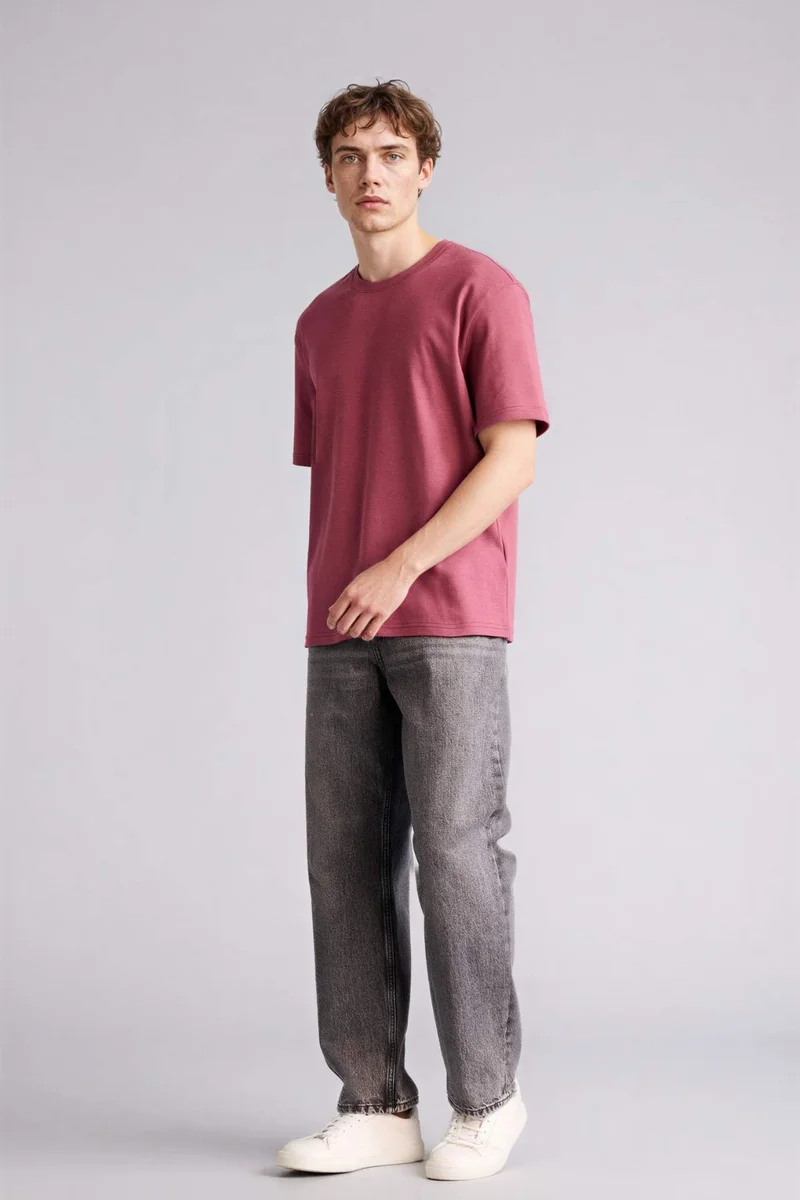ديفاكتو Cotton Basic T-Shirt