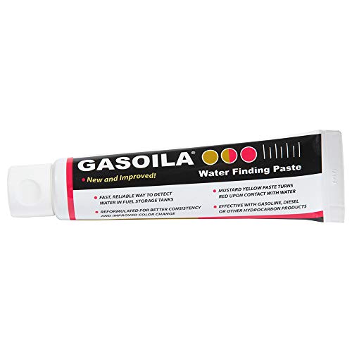 Gasoila Water Finding Paste - Fuel Water Detection Gasoline, Diesel, Kerosene, Petroleum | 2.5 oz Tube | Quick Color Change | Reliable & Easy to Use | Ideal for Fuel Storage Tanks & Non-Ethanol Fuel - Image 1