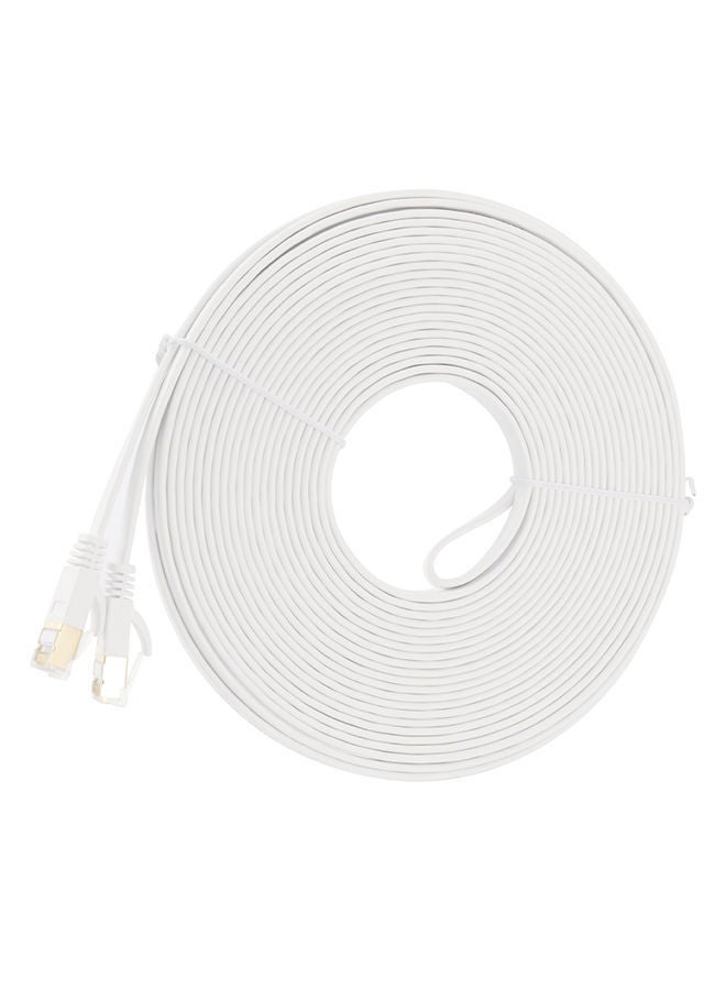 NIBEMINENT Ethernet Computer Internet Flat Lan White