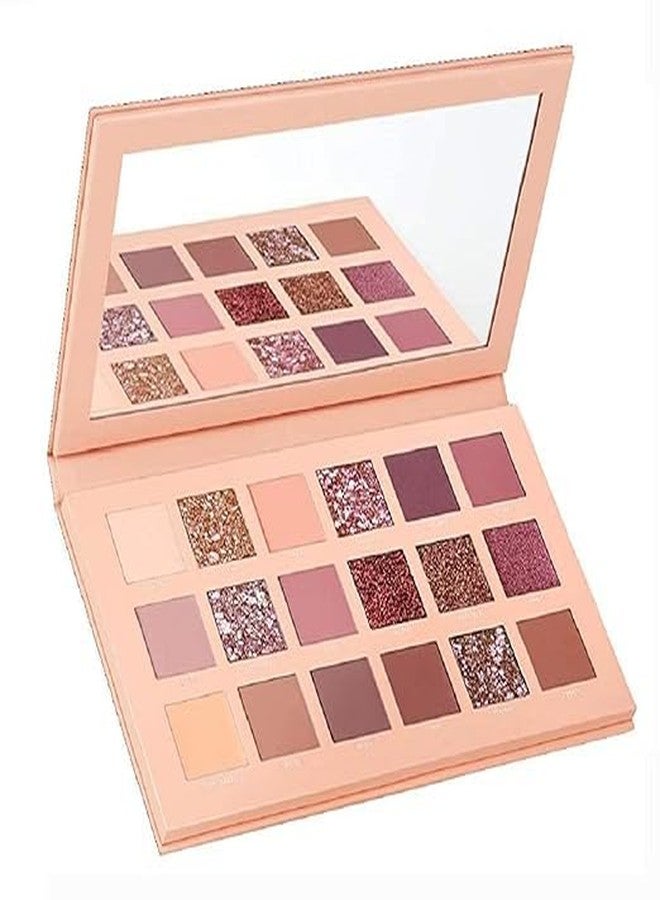 SUNISA Nude and Rose Gold Remastered Edition Eyeshadow Palette, Matte and Shimmer Finish - Image 1