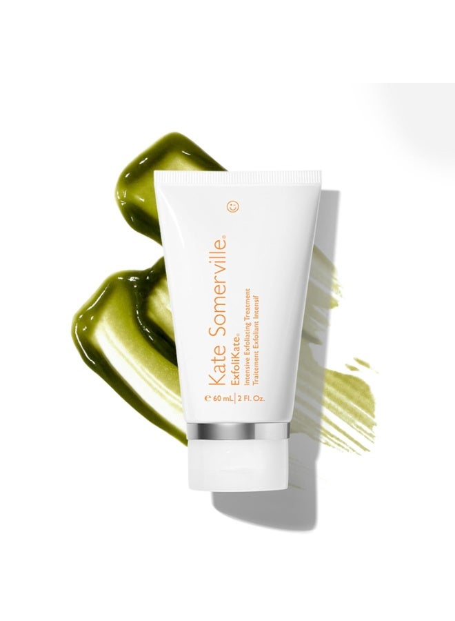 Kate Somerville ExfoliKate Intensive Exfoliating Treatment – Salicylic Acid and Lactic Acid Super Facial Scrub Improves Texture and Pores Size: 2 Fl Oz (Pack of 1)