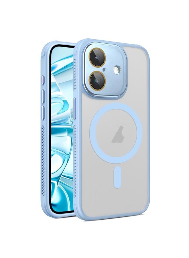 erorex Case For iPhone 16 Plus Hardware Side Cooling Skin Feel Frosted MagSafe Magnetic Phone Case with Lens Film - Image 1