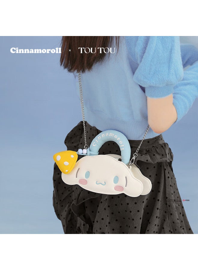 Toutou Women's Bag Sanrio Pompompurin Dog Big Ear Dog Single Shoulder Chain Crossbody Handbag Birthday Gift For Girlfriend - Image 5