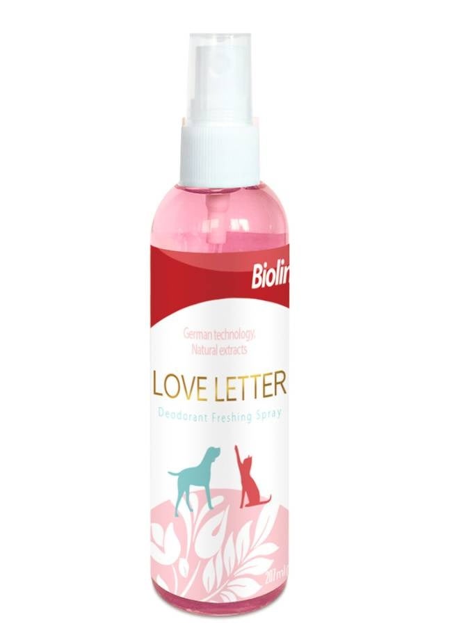 Bioline deodorant freshing spray 207 ml love letter scent