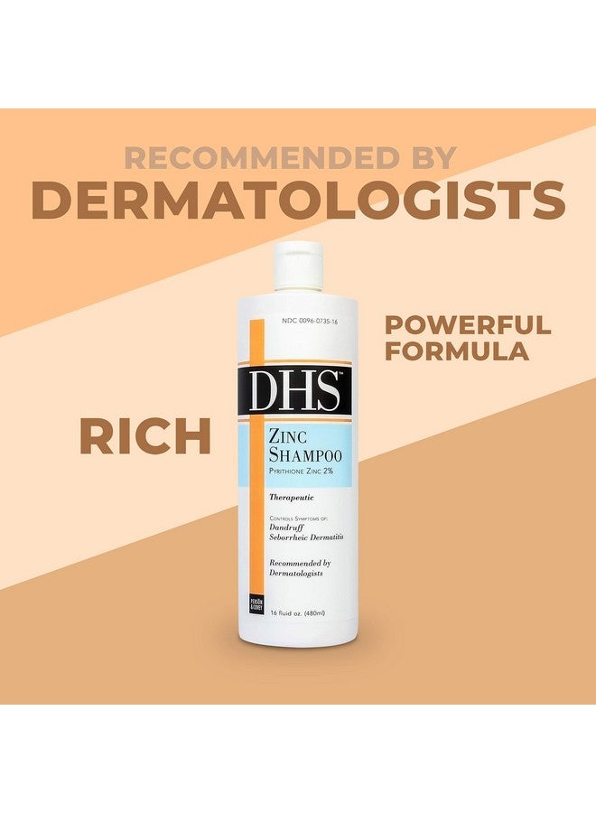 دي إتش أس شامبو الزنك من DHS، 16 أونصة (عبوة من قطعتين) - Image 2