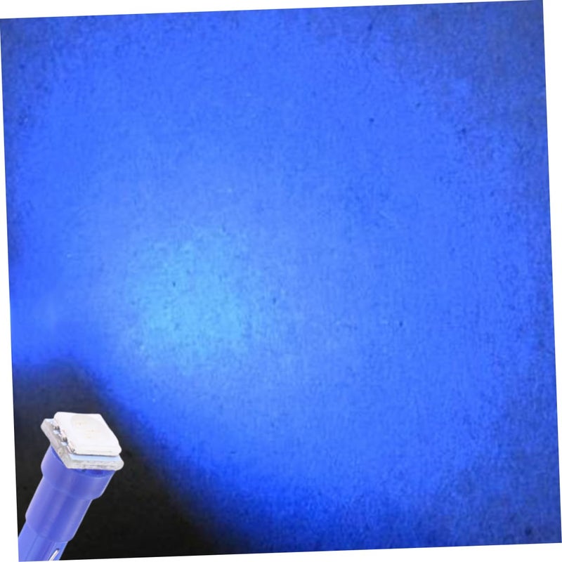 T5 5050 SMD Blue LED Dashboard Light Bulbs 10pcs High Brightness Wedge Lights for Car Interior - Image 4