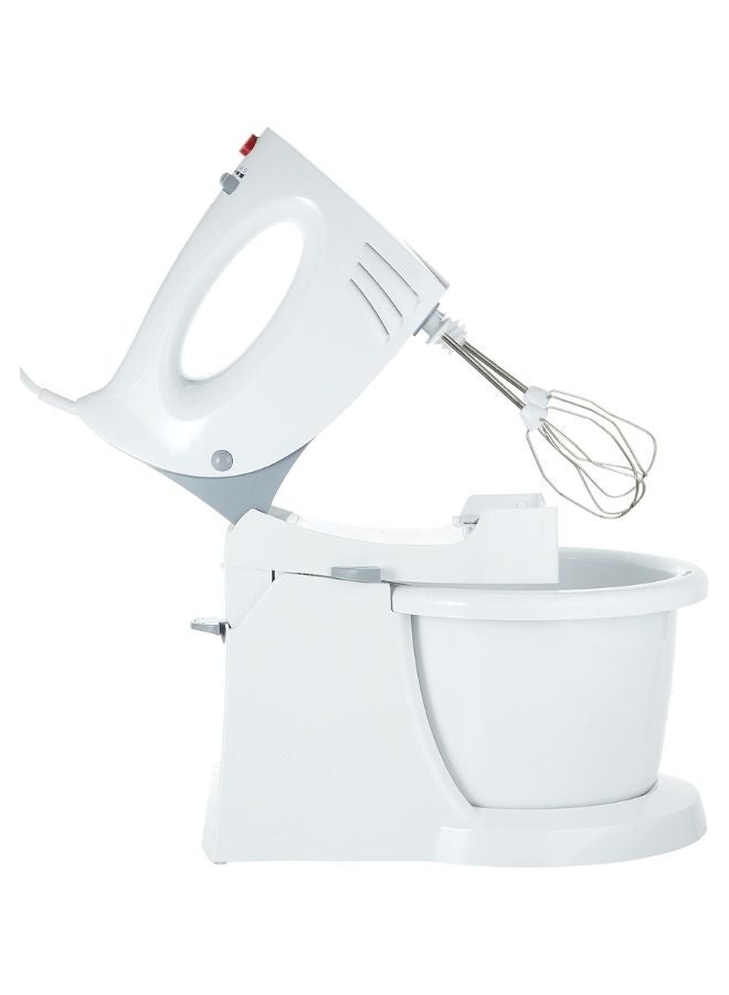 BOSCH Hand Mixer with Rotating Bowl & Stand | Hands-Free Mixing Power 350 W MFQ3555GB white - Image 3