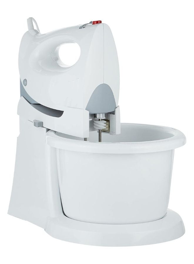 BOSCH Hand Mixer with Rotating Bowl & Stand | Hands-Free Mixing Power 350 W MFQ3555GB white - Image 1