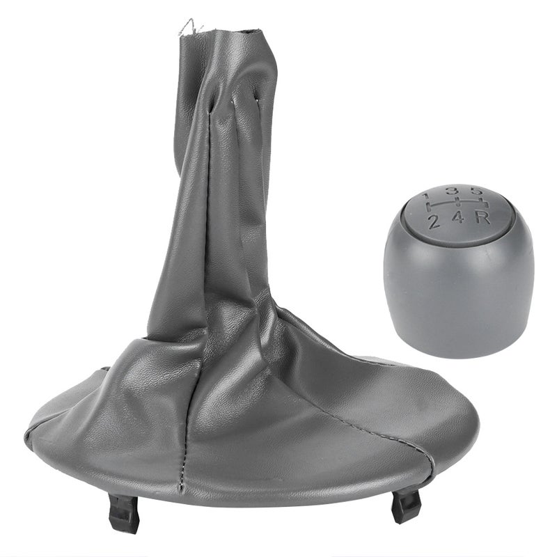 5 Speed Gear Shift Knob with Dust Cover Boot 71775051 Fit for Fait Panda 500 500C - Image 1