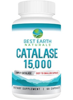 Best Earth Naturals Catalase 15,000-60 Day Supply - Pure Catalase Antioxidant Enzyme  - Image 1