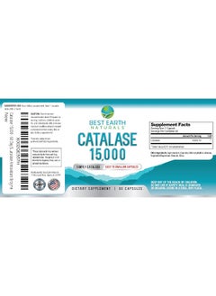 Best Earth Naturals Catalase 15,000-60 Day Supply - Pure Catalase Antioxidant Enzyme  - Image 3