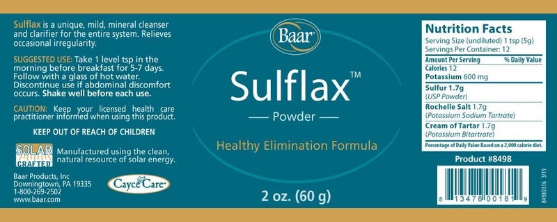 Baar Sulflax Powder 2 Ounces - Image 2