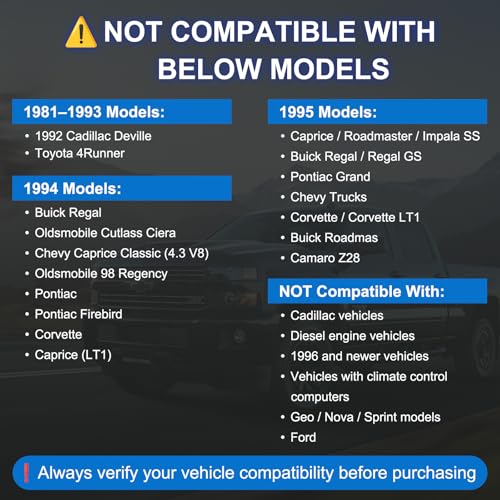JOPLAY OBD1 Scanner and Code Reader ONLY Compatible with GM 1982-1995 Vehicles, ECM ABS Diagnostic Scan Tool with Instructions in English, Spanish, and French (Blue) - Image 2