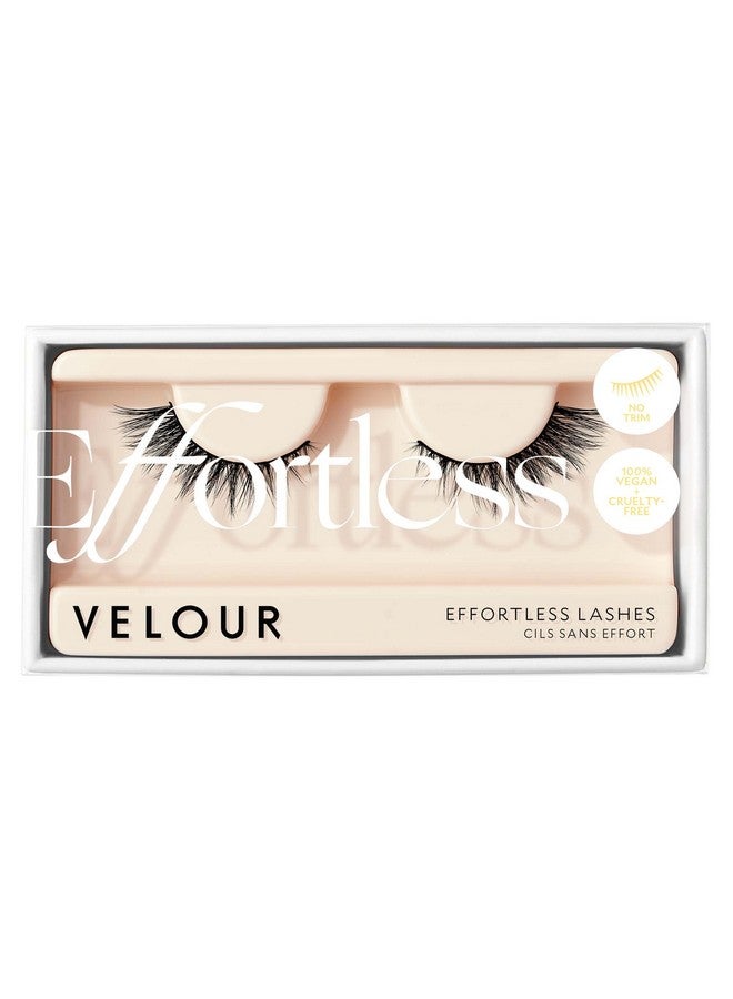 Velour Lashes Velour Effortless Lashes - Natural-Looking False Eyelashes - Fluffy & Lightweight No-Trim Lashes - Reusable Fake Lashes All Eye Shapes - Vegan & Cruelty-Free - Lash Glue not Included (Would I Lie?) - Image 1