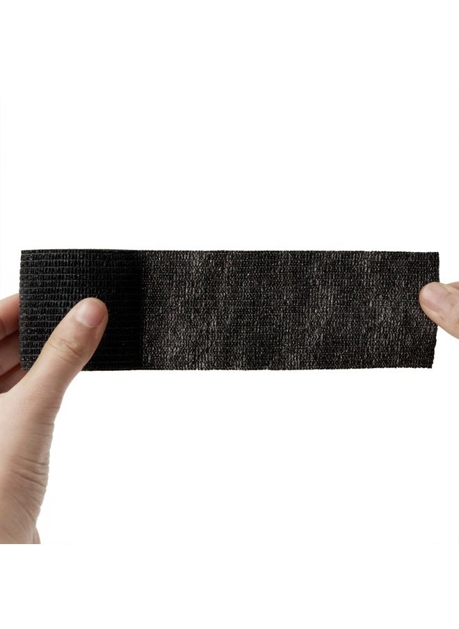 BISIBITA2 - Sensi Wrap Grip Cover Sports Self Bandage Wrap Rolls 2-inch x 5-Yards 24pcs (Black) - Image 1