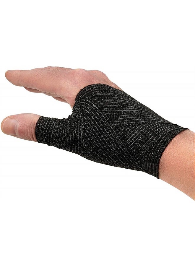 BISIBITA2 - Sensi Wrap Grip Cover Sports Self Bandage Wrap Rolls 2-inch x 5-Yards 24pcs (Black) - Image 1