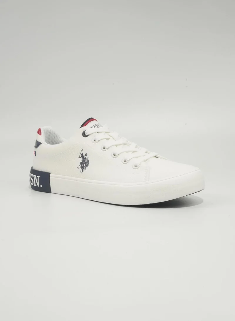 يو اس بولو اسن Toma Men's Casual Walking Sneakers - White