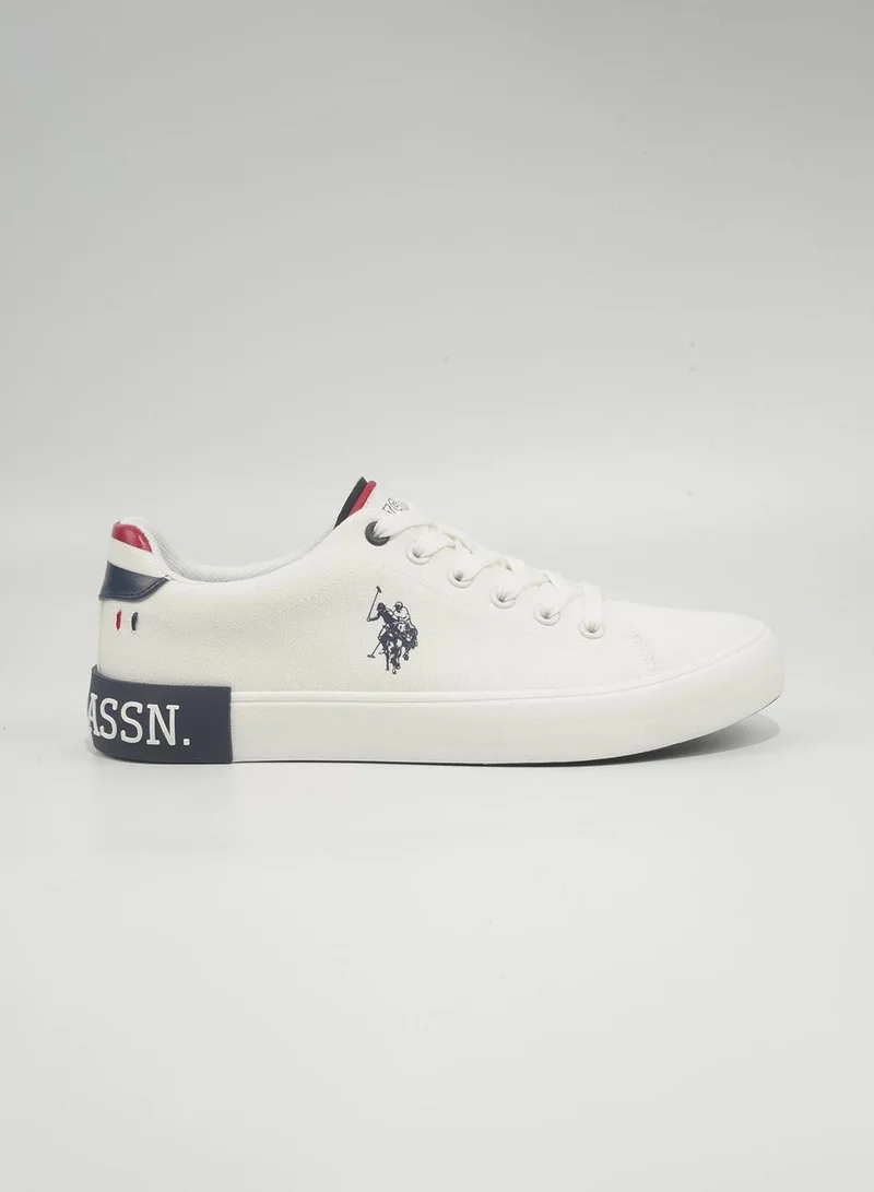 U.S. Polo Assn.  Toma Men's Casual Walking Sneakers - White for Men | Best Price UAE