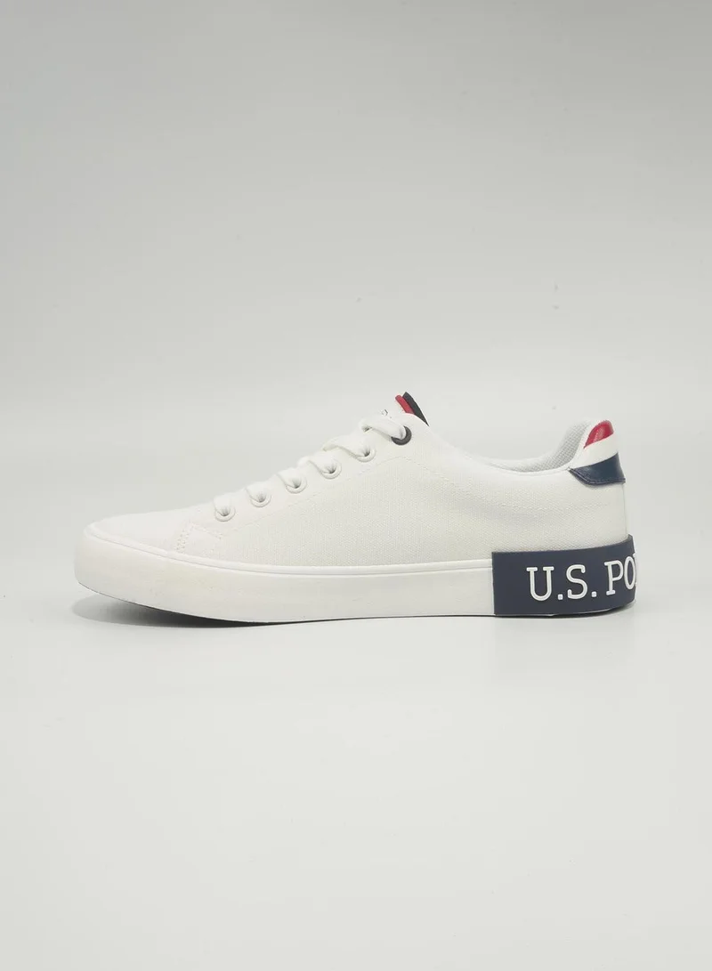 U.S. Polo Assn.  Toma Men's Casual Walking Sneakers - White for Men | Best Price UAE