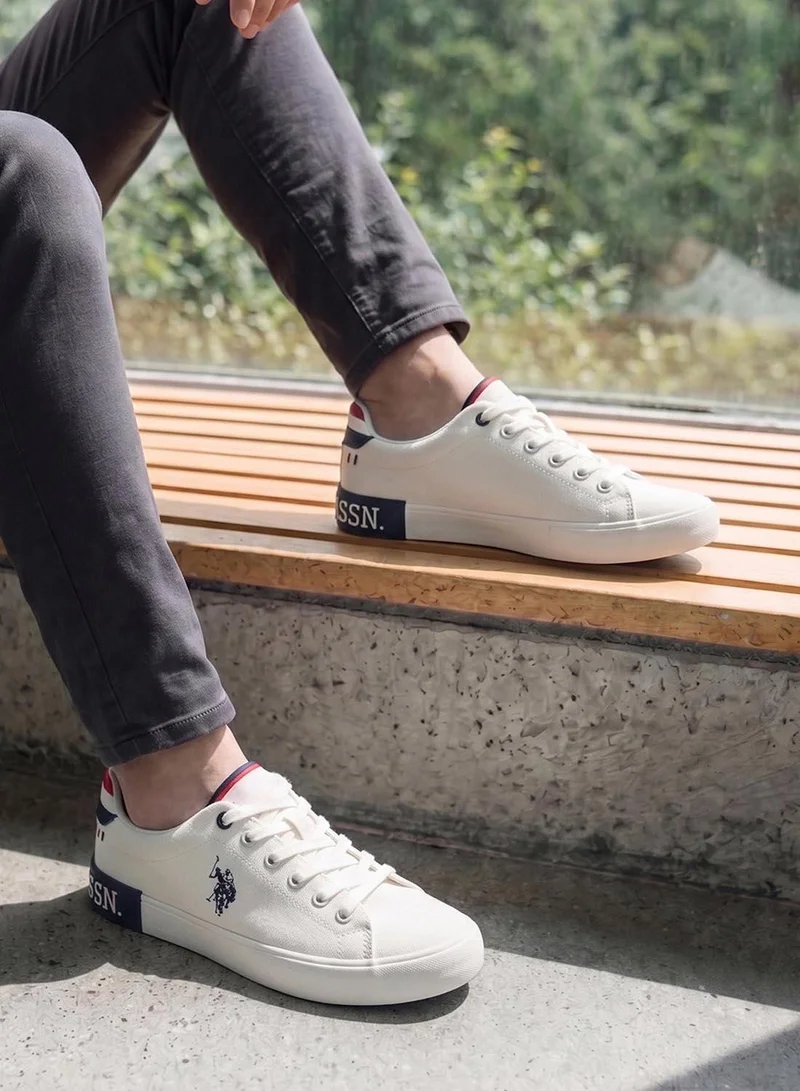 يو اس بولو اسن Toma Men's Casual Walking Sneakers - White