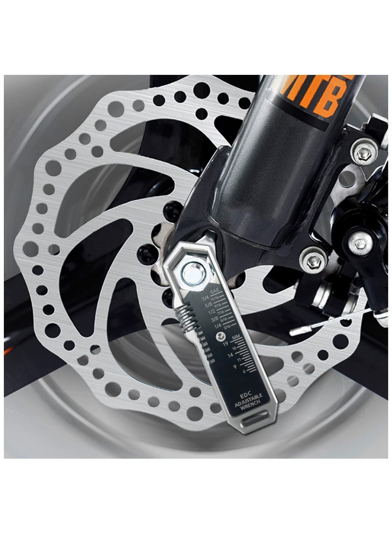 Zikra EDC adjustable Multifunctional wrench, pocket wrench, Bottle Opener, Universal Wrench, bolt action pen, Quick multitool pocket tools, Everyday Carry, Suitable for Home, Garage, Workshop - Image 4