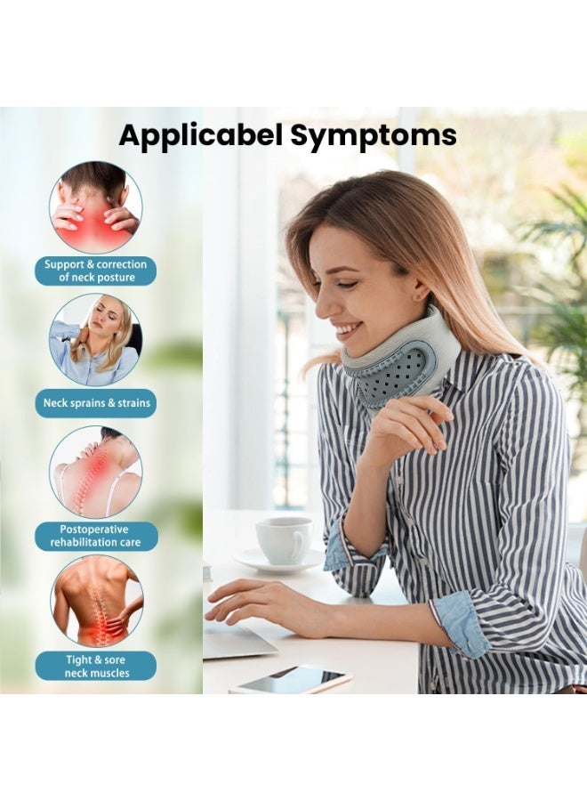 لديهم طوق العنق، تخفيف آلام الرقبة وضغوط ملاءمة للرجال والنساء، مثل النسيج، يمكن التوسع في النوم فيه السباتي الفقاعات الرقبة حماية ناعم ملفوف الحفاظ على استقرار العمود الفقري، رغوة الذاكرة، الطرد في إطار GuiJiao لتتنفس الصلبة (الرمادي الفاتح) - Image 4