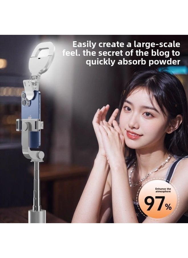 General Mobile Phone Fill Light Portable Selfie Handheld Live Beauty Pocket Light Clip-on Led Ring Beauty Light-Specifications:【850mah Advanced Edition + Portable Mobile Phone Clip】 Rgb Full Color  - Image 3