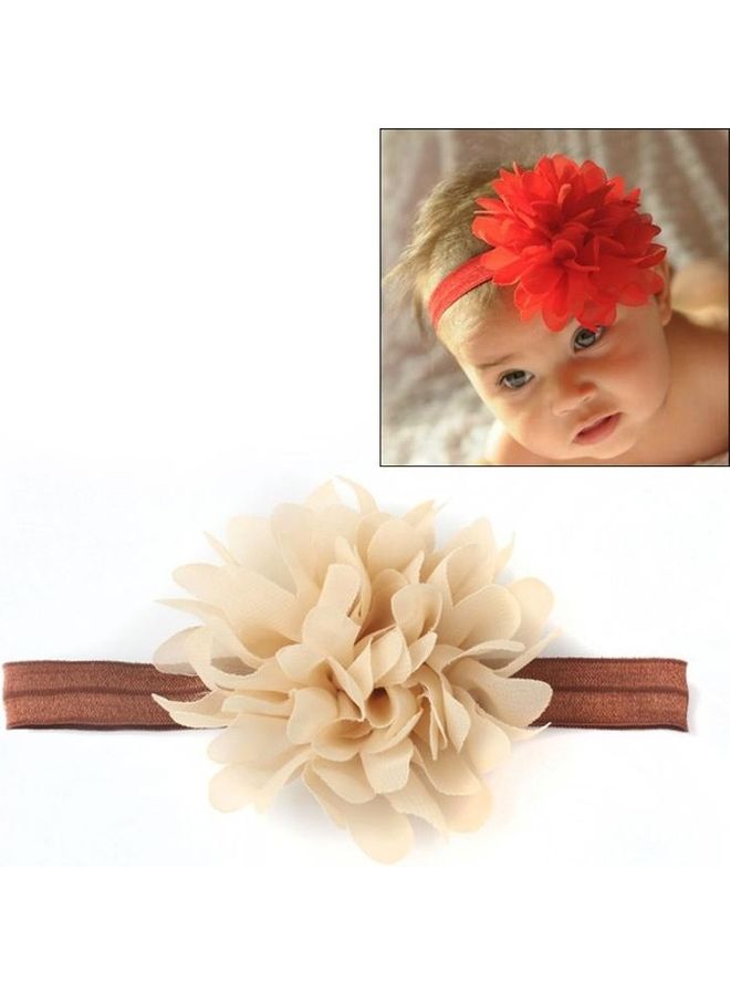 BGM Baby Girl Elastic Children Hairband Coffee - Image 1