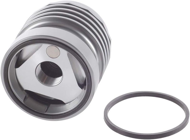 DLP Motorcycle Racing Stainless Steel Reusable Oil Filter with Replacement Cartridge Fitting - Image 4