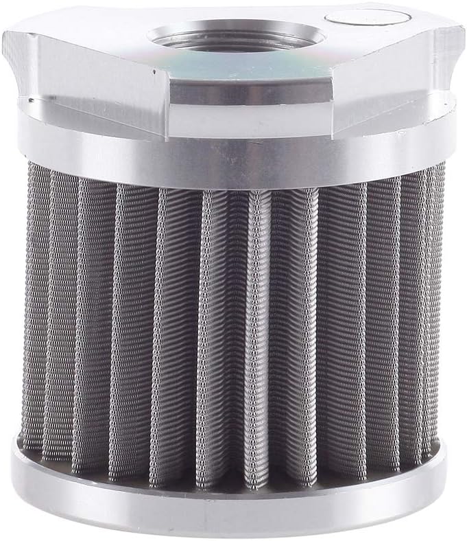 DLP Motorcycle Racing Stainless Steel Reusable Oil Filter with Replacement Cartridge Fitting - Image 5