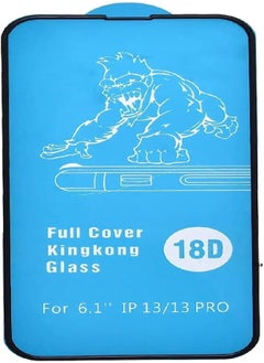 KING KONG KingKong Full Cover Glass Screen Protector With Black Edges For Iphone 13 pro max - Clear 