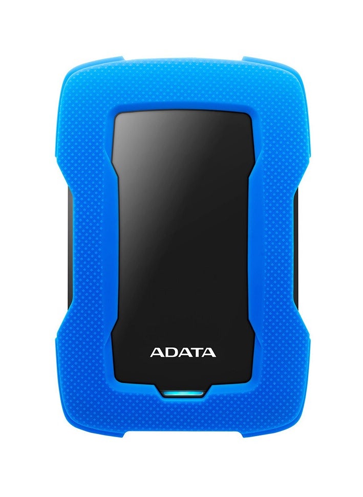 ADATA - ADATA HD330 1TB USB 3.0, High-speed Shock-absorbing External Hard Drive, Extra Slim Portable Waterproof Mobile Hard Drive, (1TB Blue) - Image 1
